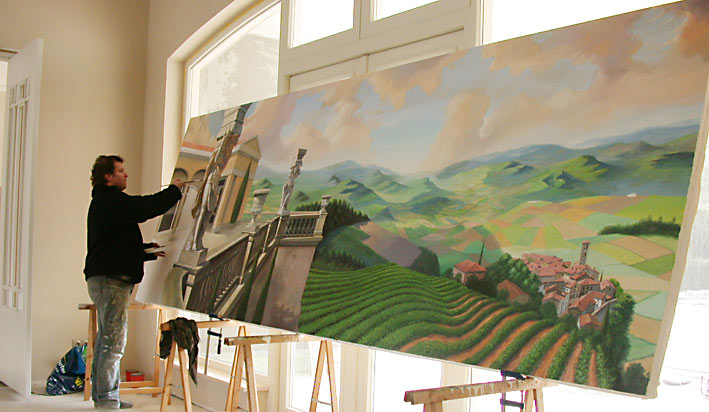 Toscane schilderij