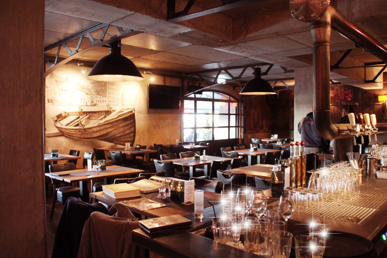 restaurant de Werf industrial look