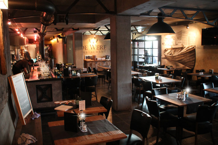 restaurant de Werf industrial look